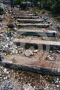 Turkish tourism trail in the district of Mugla Marmaris.