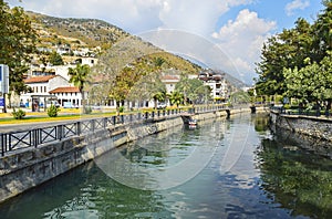 Turkish town of Finike. Acis River (Acisu)