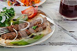 Turkish Traditional Adana Kebap