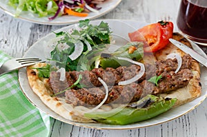 Turkish Traditional Adana Kebap