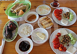 Turkish traditional breakfast