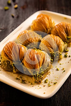 Turkish traditional dessert baklava