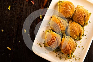 Turkish traditional dessert baklava