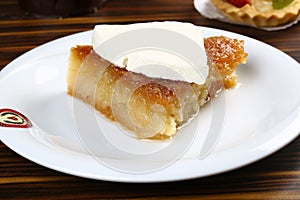 Turkish Traditional Dessert Ekmek Kadayifi