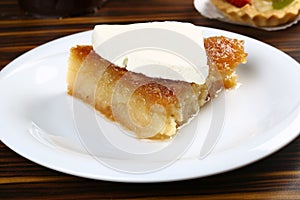 Turkish Traditional Dessert Ekmek Kadayifi