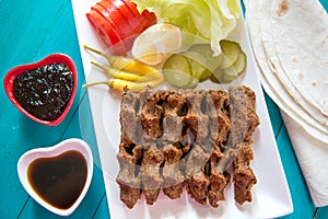 Turkish traditional food, cig kofte
