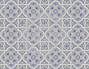 Turkish traditional ornamental decorative tiles. Seamless pattern abstract background concept