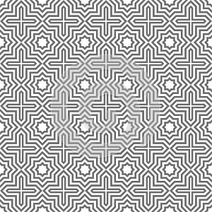 Turkish vector geometric seamless pattern