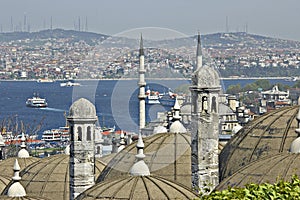 Turkish view on Bosporus.