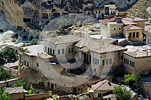 Turkish village, in Cappadocia photo