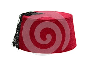 Turkish fez , traditional ottoman hat