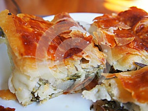 Turkish water pastry,cheese pastry, su boregi