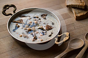 Turkish Yuvalama Soup.