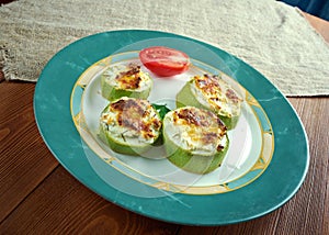 Turkish zucchini stuffed