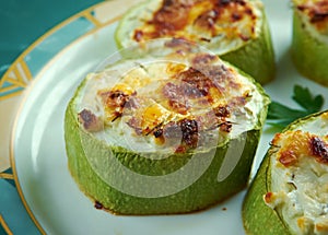 Turkish zucchini stuffed