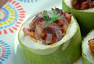 Turkish zucchini stuffed