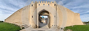 Turkistan city wall, the administrative center of Turkistan Region, Kazakhstan photo