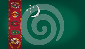Turkmenistan flag photo