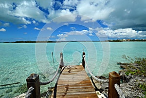 Turks and Caicos - Chalk Sound Pier photo