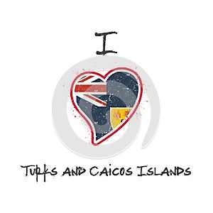 Turks and Caicos Islander flag patriotic t-shirt.