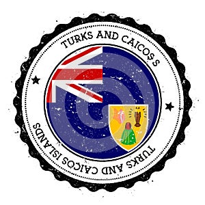 Turks and Caicos Islands flag badge.