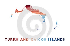 Turks and Caicos Islands map.
