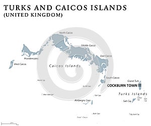 Turks And Caicos Islands political map