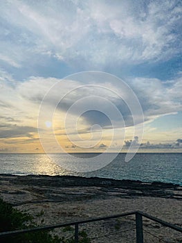 Turks and caicos providenciales vacation sunset