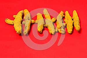Turmeric barks