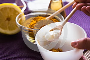 Turmeric face mask set