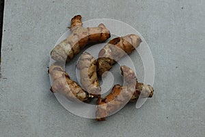 Turmeric/Haldi on a Plate