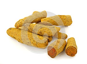 Turmeric root or curcuma