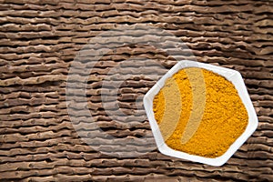 Turmeric spice with medicinal properties - Curcuma longa