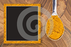 Turmeric spice with medicinal properties - Curcuma longa