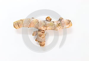 Turmeric white background in studio