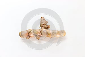 Turmeric white background in studio