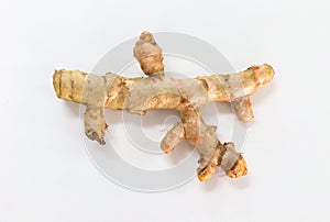 Turmeric white background in studio