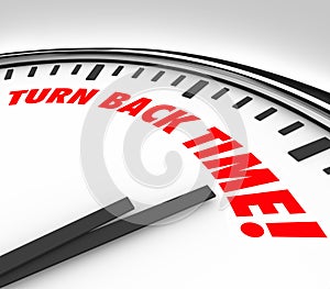 Turn Back Time Clock Reverse Aging Flashback