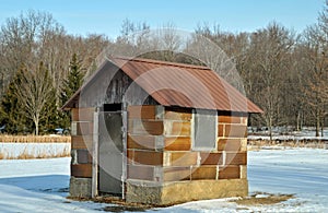 Turn of the century ice house