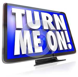 Turn Me On Words TV HDTV Television Watch Program