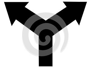 twin direction arrow