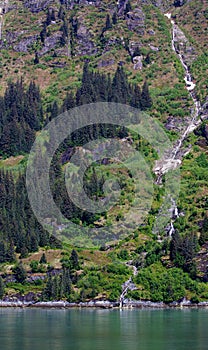 Turnagain Arm Waterfall
