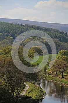 Turner`s View from Strid Wood to Barden Tower