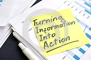 Turning information into action rule