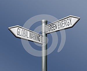 Turning point global warming or green energy