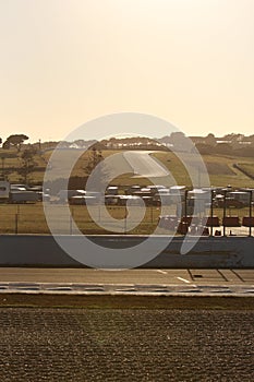 Turns 9 and 10 at the Phillip Island race circuit in Victoria