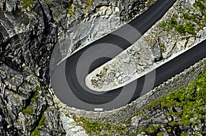 Turns of a mountain road