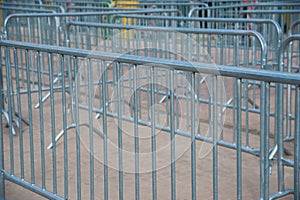 Turnstile entrance to the stadium