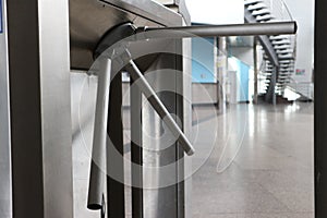 Turnstile in transport