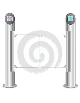 Turnstile vector illustration